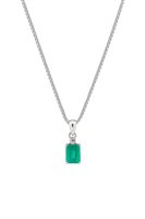 Necklace Idee Preziose dal 1987 Woman in White Gold Smeraldo IP.CK18B/2S